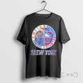 Trending New York Mets New York Rangers New York Yankees New York Giants Mashup Logo T-Shirts
