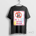 Trending No Ai Anytime Red Circle T-Shirts