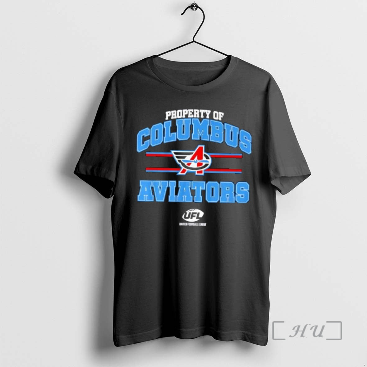 Trending Property Columbus Aviators Ufl 2025 Logo T-Shirts
