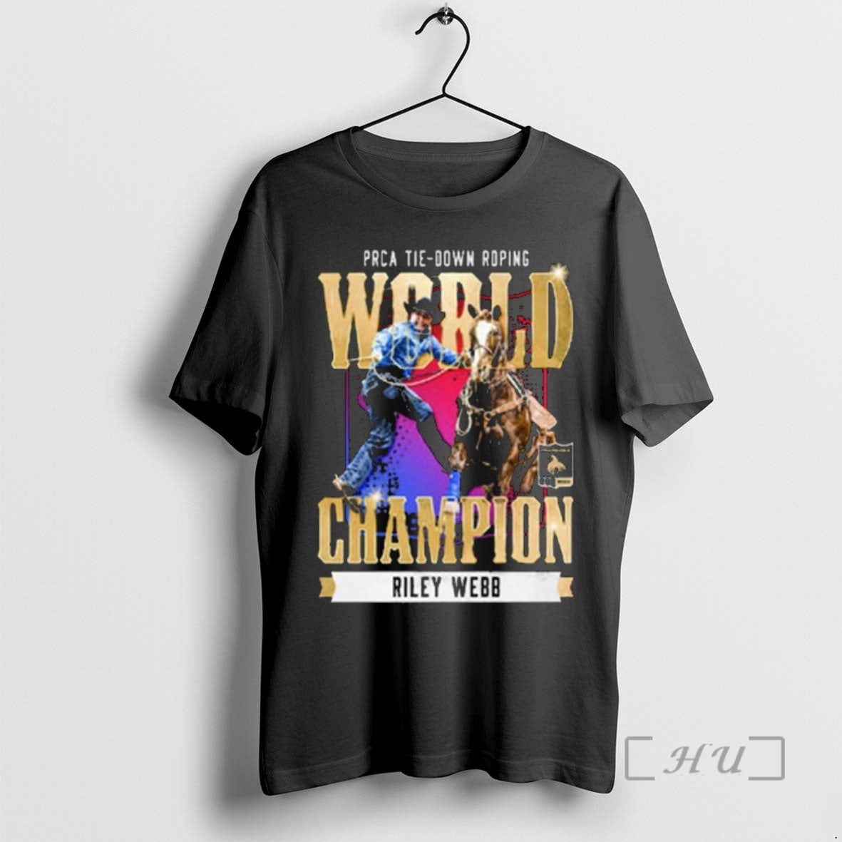 Trending Riley Webb Nfr 2025 Tie Down Champion T-Shirts