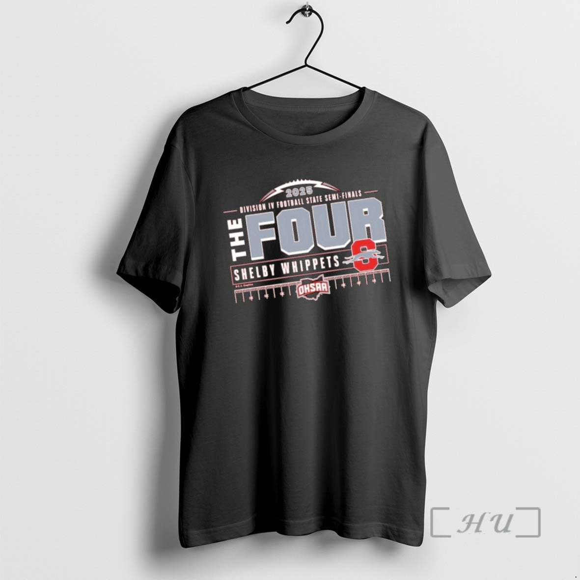 Trending Shelby Whippets 2025 Mhsaa D4 Football State Semi Finals Four T-Shirts