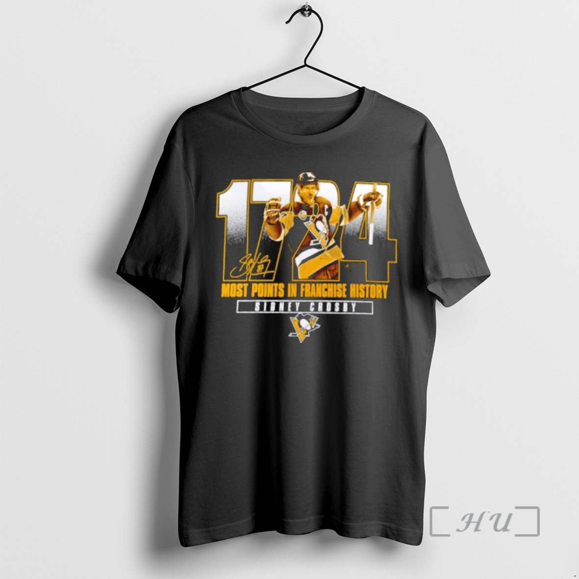 Trending Sidney Crosby Pittsburgh Penguins Nhl 1724 Most Points Franchise History T-Shirts