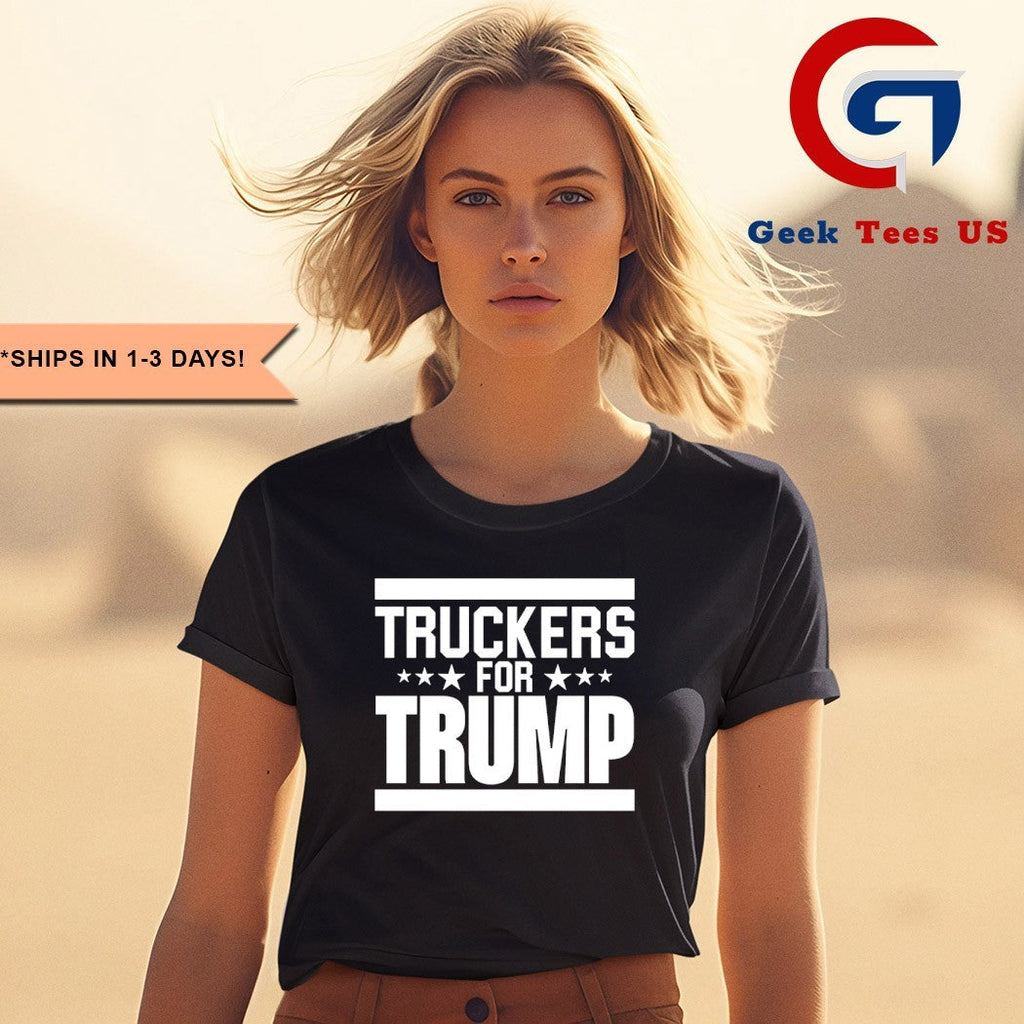 Truckers for Trump shirt Unisex , , , Long Sleeve Tee