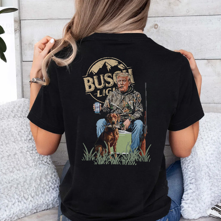 Trump Hunting Busch Light Beer Shirt