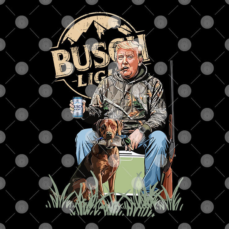 Trump Hunting Busch Light Beer Shirt