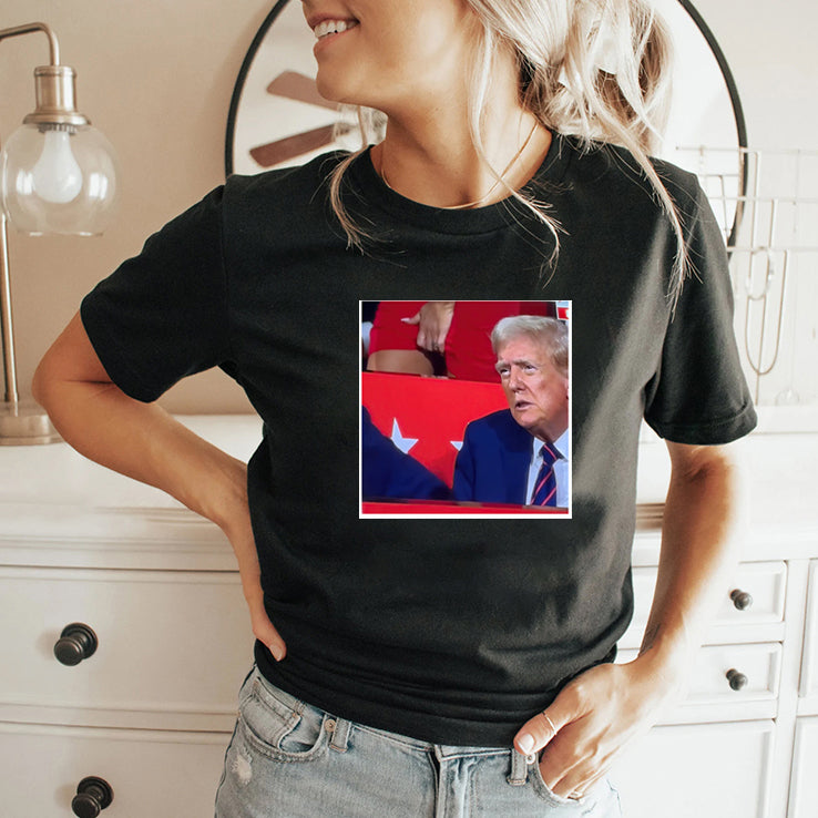 Kimberly Guilfoyle Touching Pussy Behind Trump RNC T Shirt