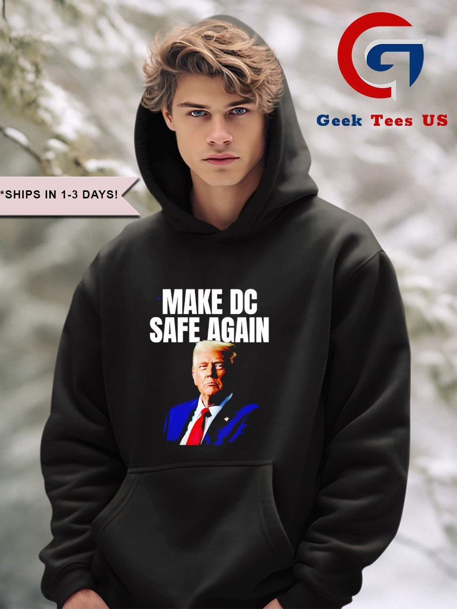 Trump make Dc Safe Again shirt Unisex , , , Long Sleeve Tee