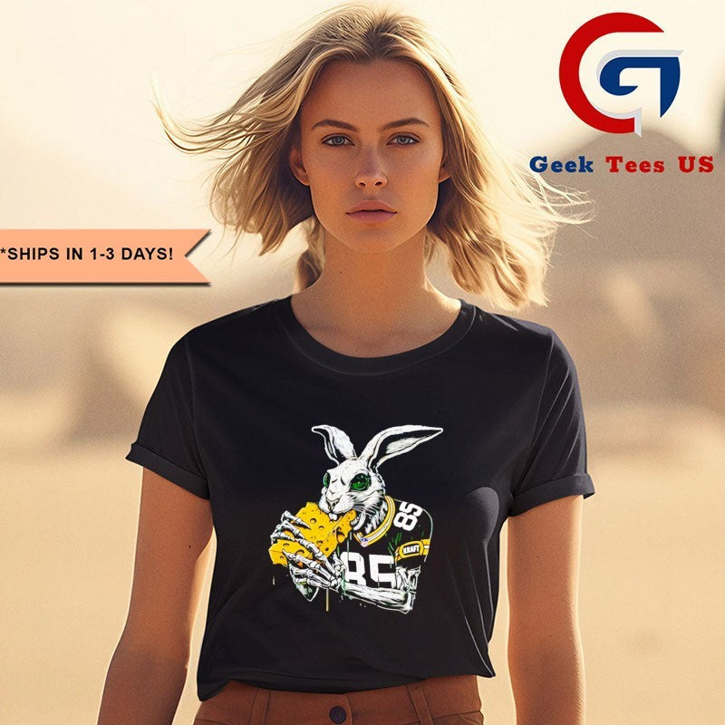 Tucker Kraft White Pack Rabbit Green Bay Packers shirt Unisex , , , Long Sleeve Tee