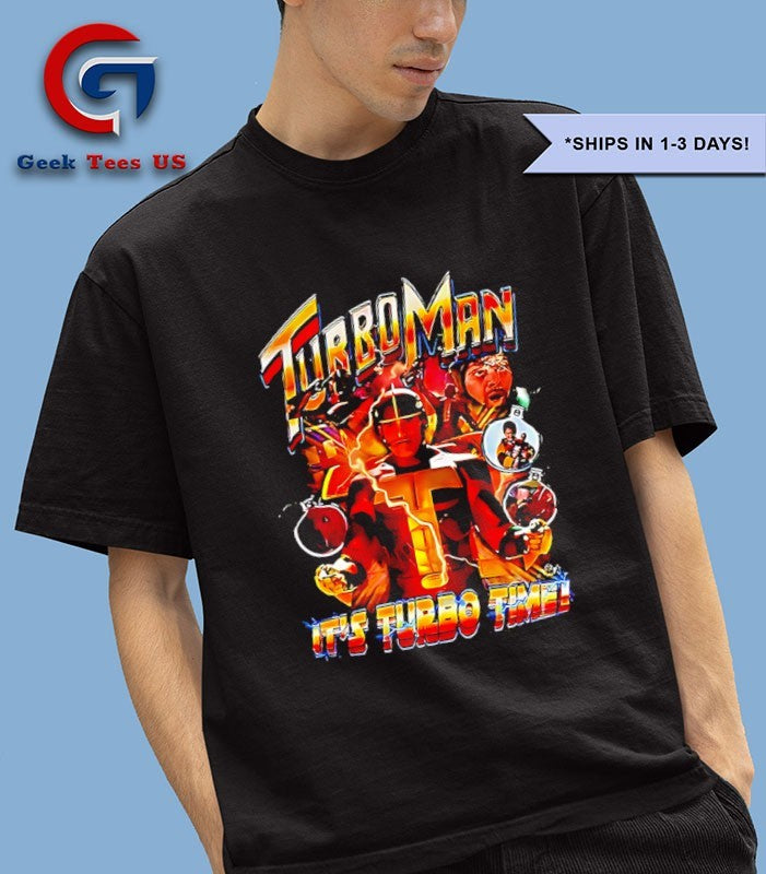 Turbo Man Its Turbo Time Lighting Christmas Bauble shirt Unisex , , , Long Sleeve Tee