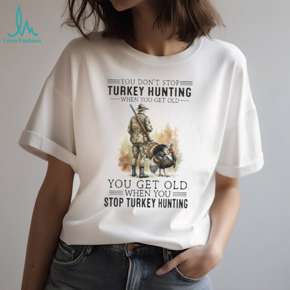 Turkey Hunting Legend Old Man Outdoor T Shirt