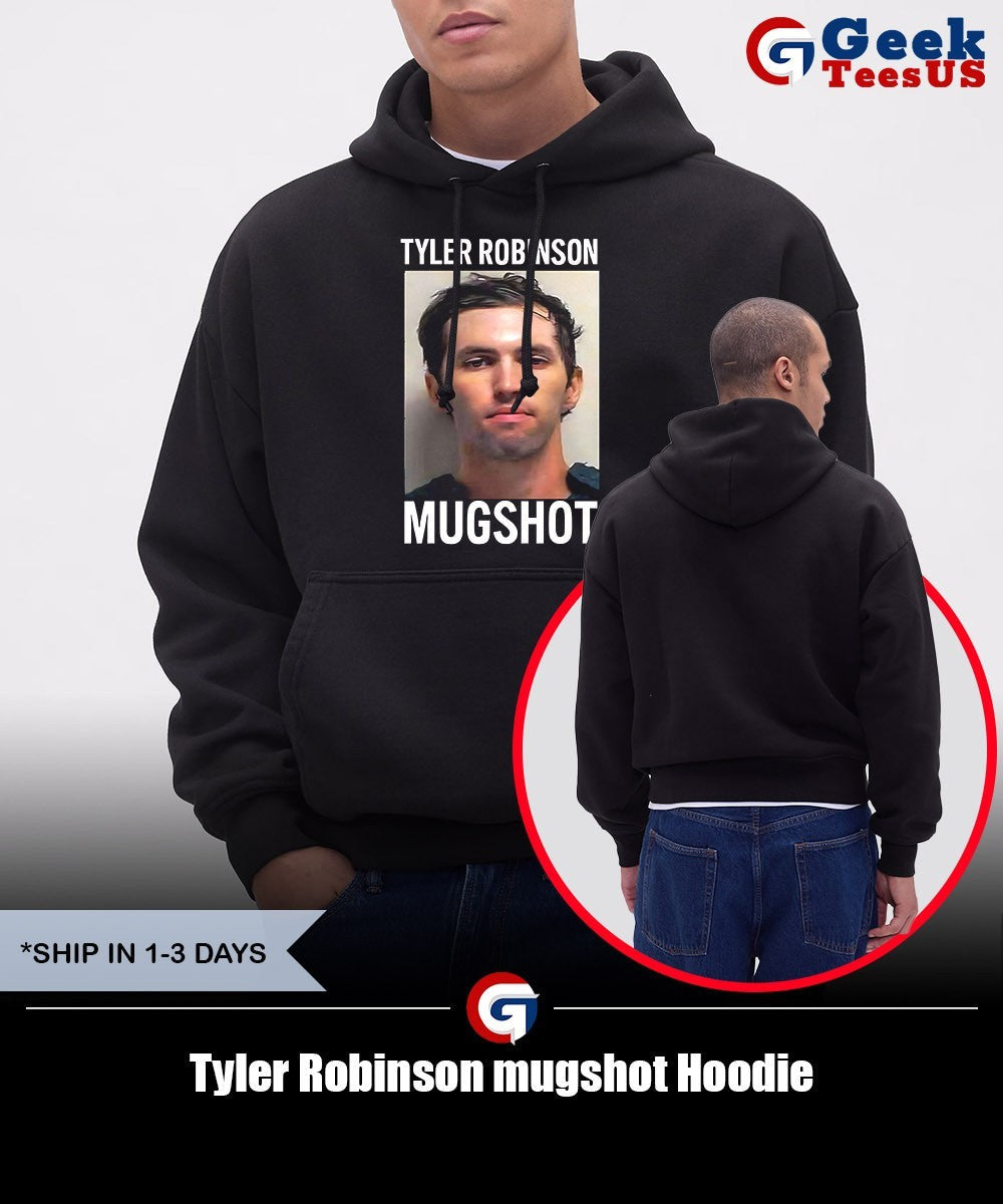 Tyler Robinson mugshot shirt Unisex , , , Long Sleeve Tee