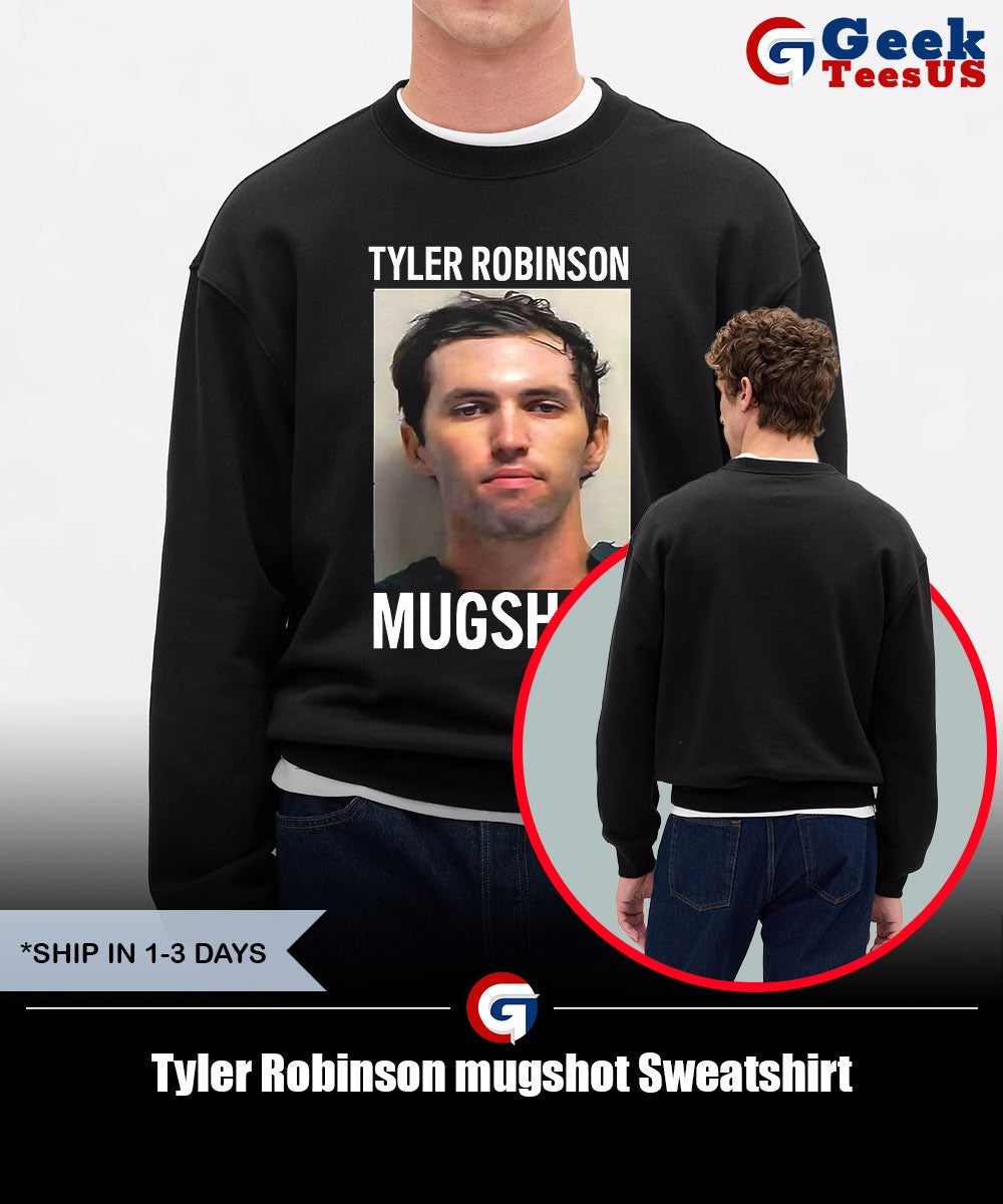 Tyler Robinson mugshot shirt Unisex , , , Long Sleeve Tee