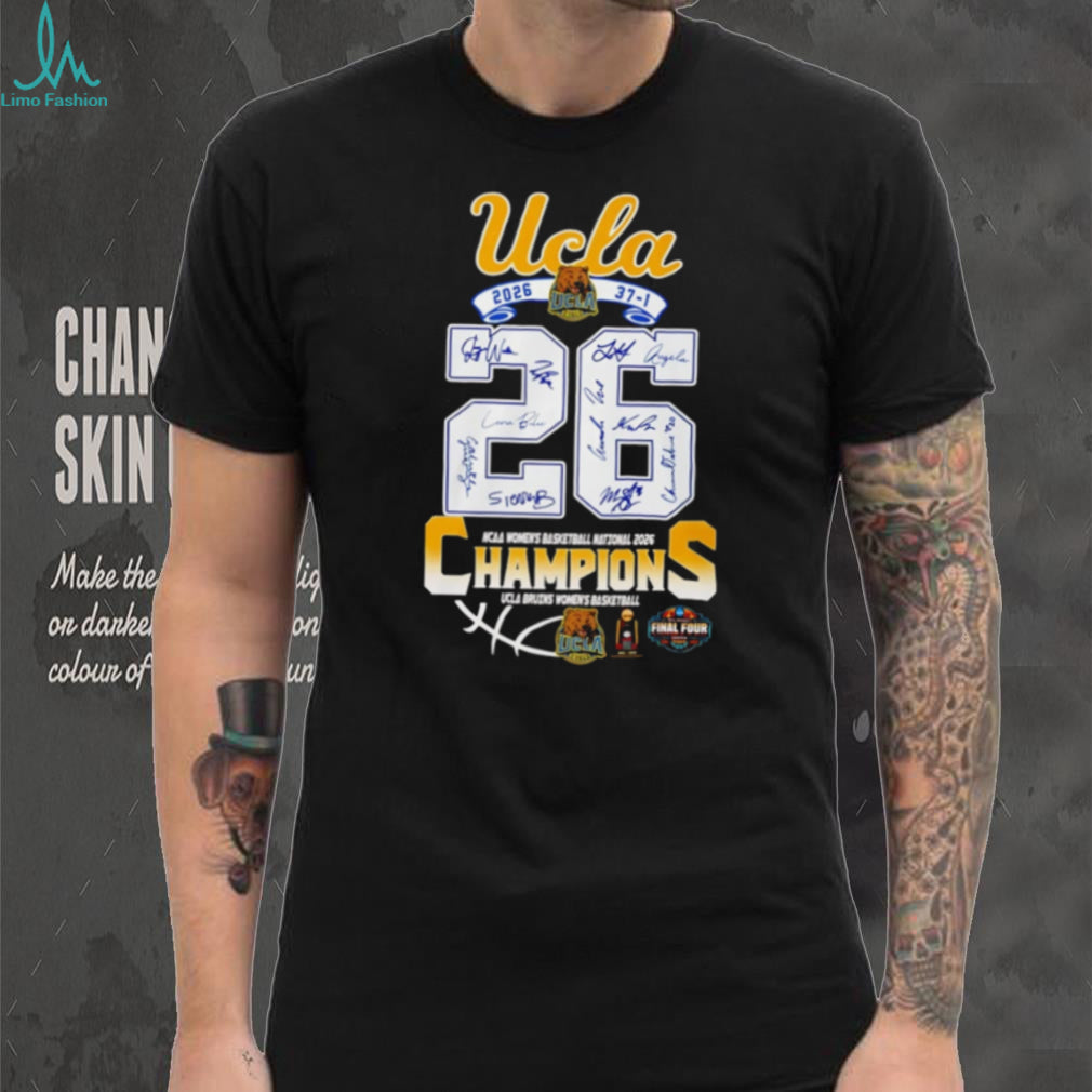 UCLA Bruins 2026 NCAA Women’s Basketball Champions Signature Series T Shirt