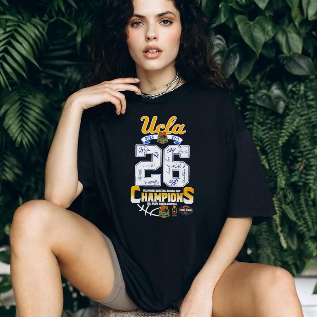 UCLA Bruins 2026 NCAA Women’s Basketball Champions Signature Series T Shirt