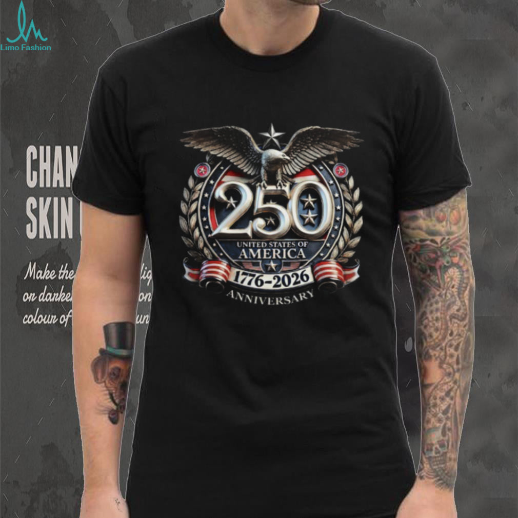 USA 250th Anniversary 1776 2026 American Eagle Patriotic T Shirt