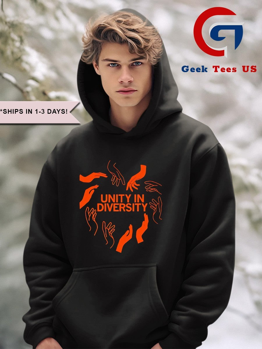 Unity in diversity hands shirt Unisex , , , Long Sleeve Tee