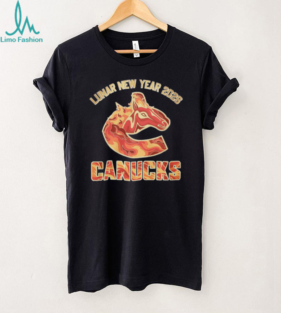 Vancouver Canucks Lunar New Year 2026 Year of the Horse T Shirt
