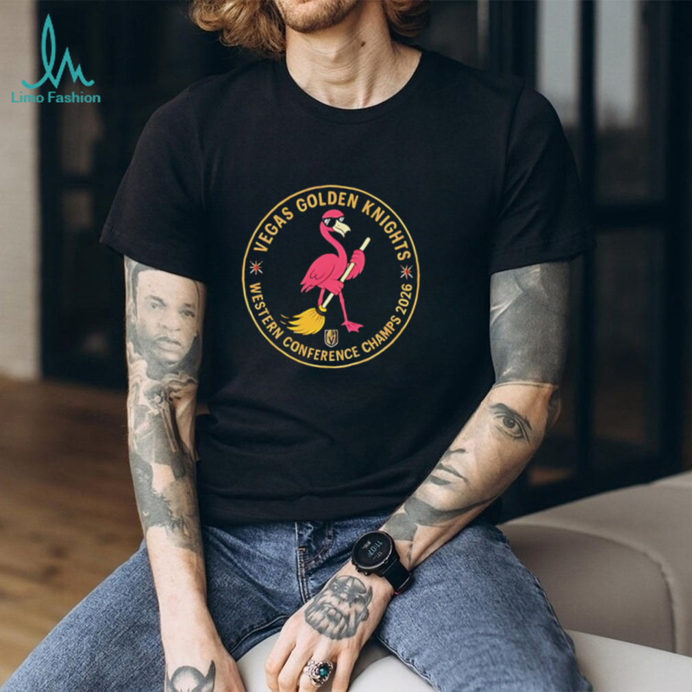 Vegas Golden Knights Western Conference Final flamingo shirt