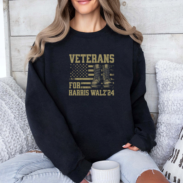 Veterans For Harris Walz ’24 T Shirt