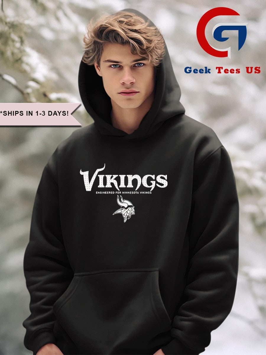 Vikings engineered for Minnesota Vikings shirt Unisex , , , Long Sleeve Tee