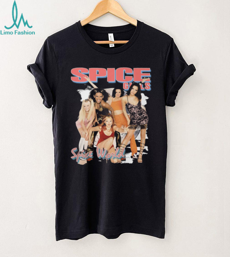 Vintage Spice Girls Spice World Tour Retro 90s Graphic T Shirt