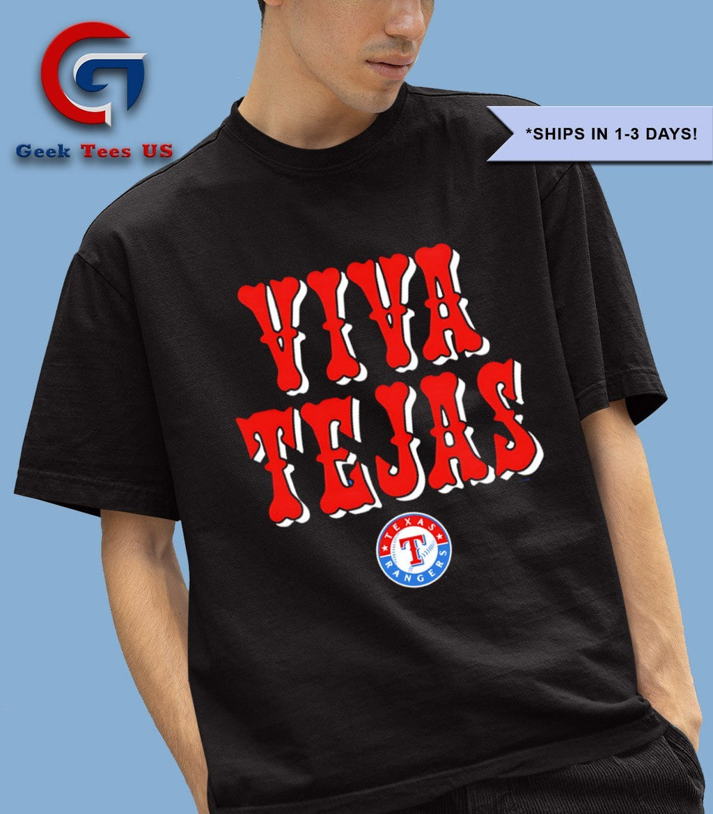 Viva Tejas Texas Rangers logo shirt Unisex , , , Long Sleeve Tee