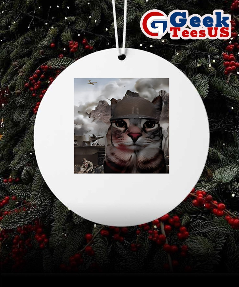 War cat funny meme Ornament Unisex , , , Long Sleeve Tee