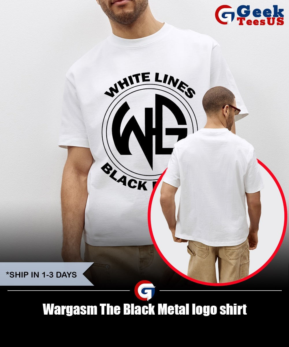 Wargasm The Black Metal logo shirt Unisex , , , Long Sleeve Tee