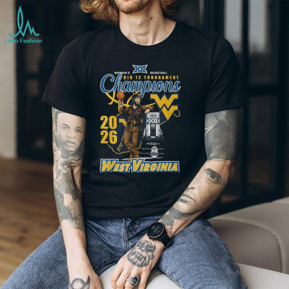 West Virginia Mountaineers 2026 Big 12 Women’s Basketball Champions T Shirt