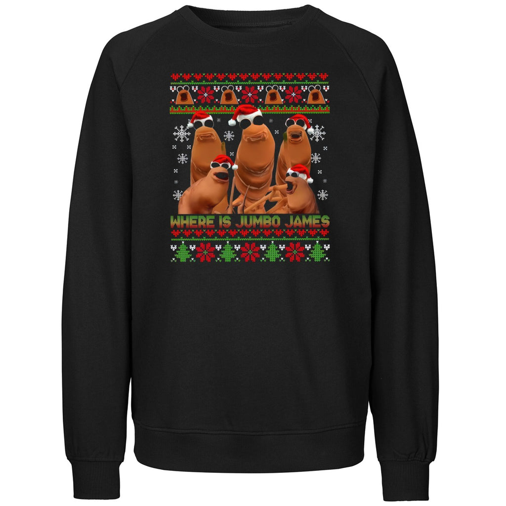 Where Is Jumbo James Ugly Christmas 2025 Shirt