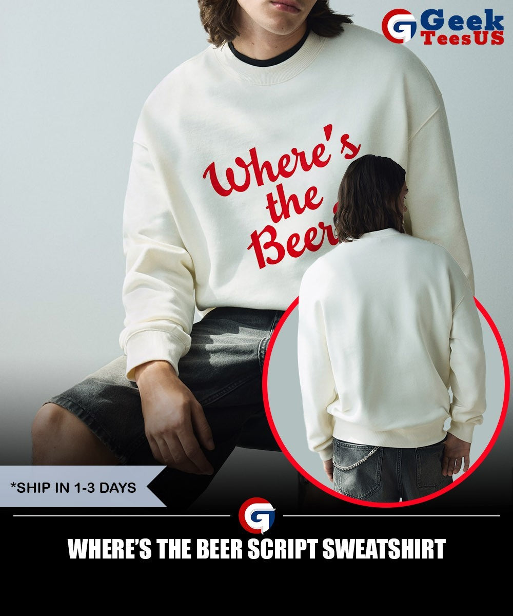 Where’s The Beer Script shirt Unisex , , , Long Sleeve Tee