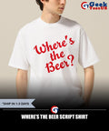 Where’s The Beer Script shirt Unisex , , , Long Sleeve Tee