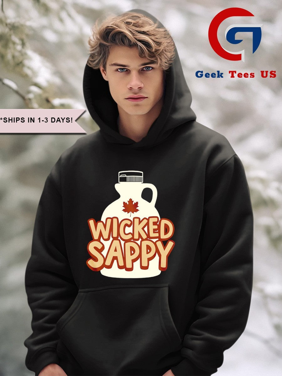 Wicked Sappy Maple Syrup shirt Unisex , , , Long Sleeve Tee