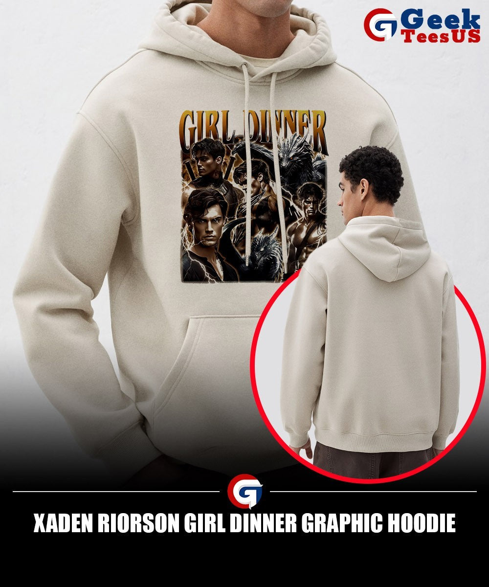 Xaden Riorson Girl Dinner graphic shirt Unisex , , , Long Sleeve Tee