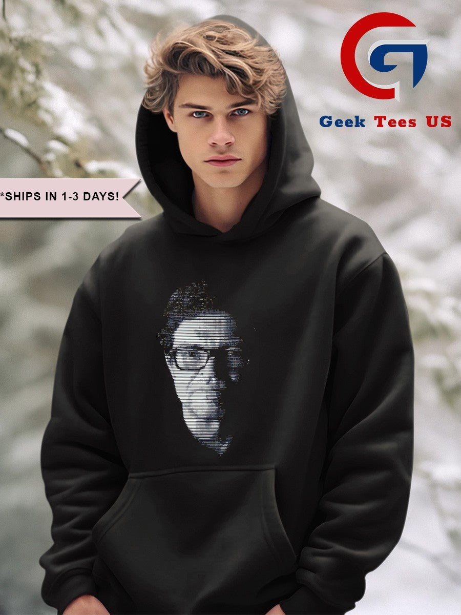 Yann LeCun ASCII portrait shirt Unisex , , , Long Sleeve Tee