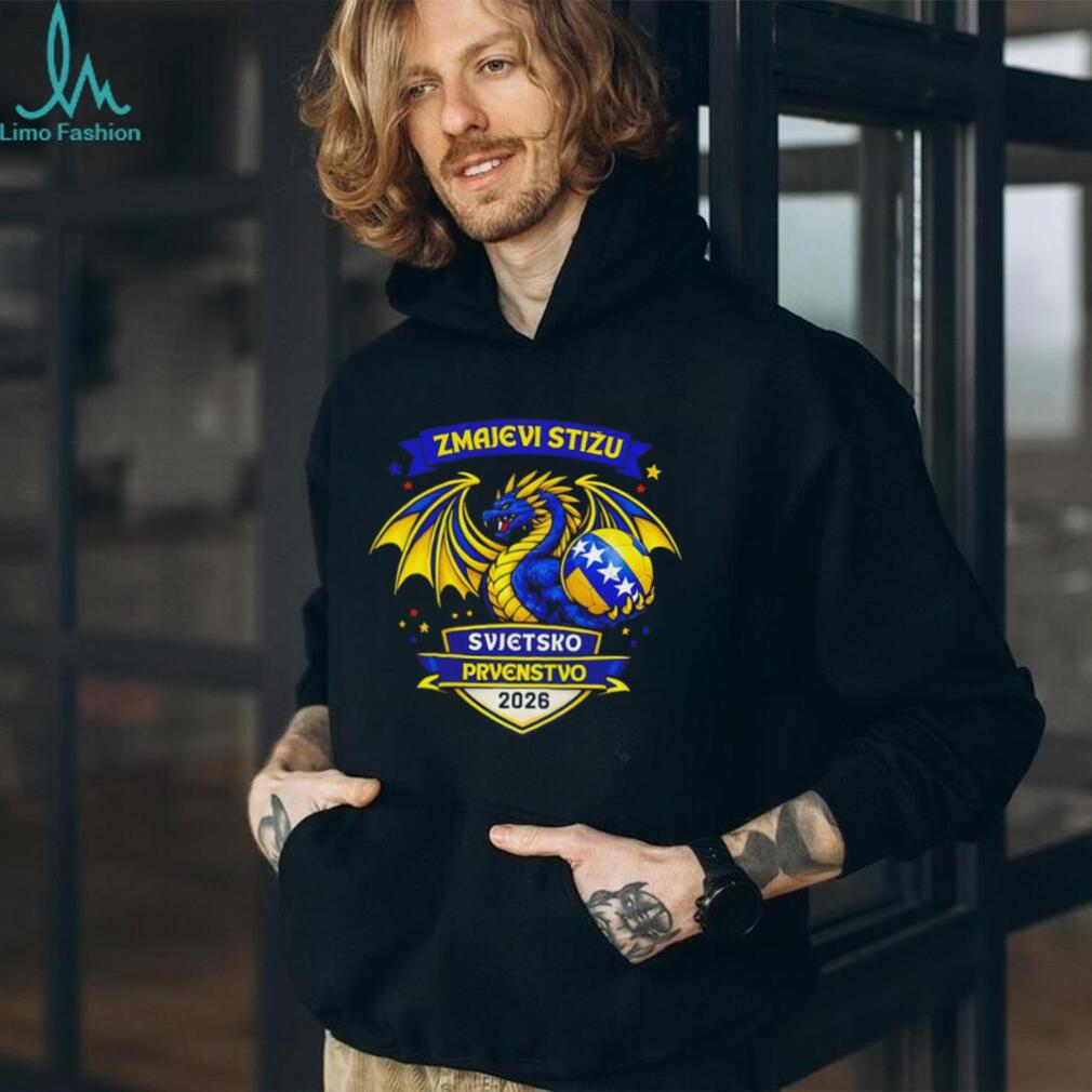 Zmajevi Stižu Svjetsko Prvenstvo 2026 Bosnia Soccer World Cup Dragon T Shirt