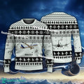 Aircraft Airbus A220 Xmas Sweater AOP Gift Holidays