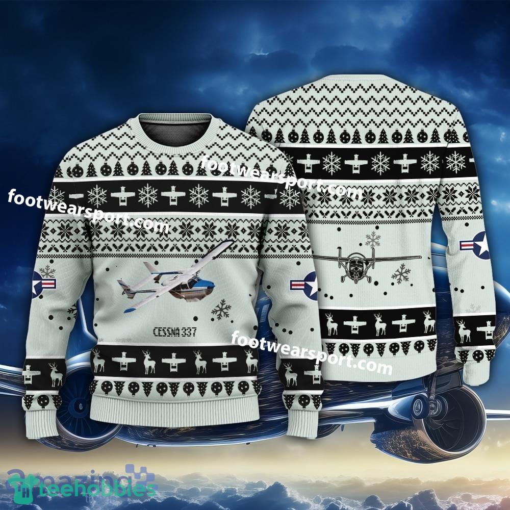 Aircraft Cessna 337 Christmas 3D Sweater Gift For Adult