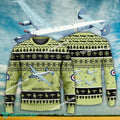 Aircraft Design Avro Shackleton Ugly Christmas 3D Sweater Gift Veteran
