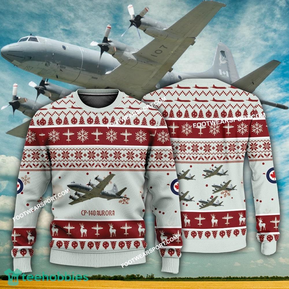Aircraft Design CP-140 Aurora CP140 Ugly Christmas 3D Sweater Gift Veteran