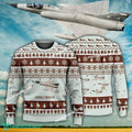 Aircraft Design Dassault Mirage III Ugly Christmas 3D Sweater Gift Veteran