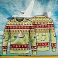 Aircraft Design DH.114 Heron Ugly Christmas 3D Sweater Gift Veteran