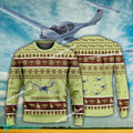 Aircraft Design Diamond DA40 Diamond Star Ugly Christmas 3D Sweater Gift Veteran