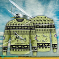 Aircraft Design Gloster Gladiator Ugly Christmas 3D Sweater Gift Veteran