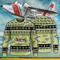 Aircraft Design HU-16 Albatross USCG HU16 Ugly Christmas 3D Sweater Gift Veteran