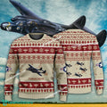 Aircraft Design P-61 Black Widow P61 Ugly Christmas US Army 3D Sweater Gift Veteran