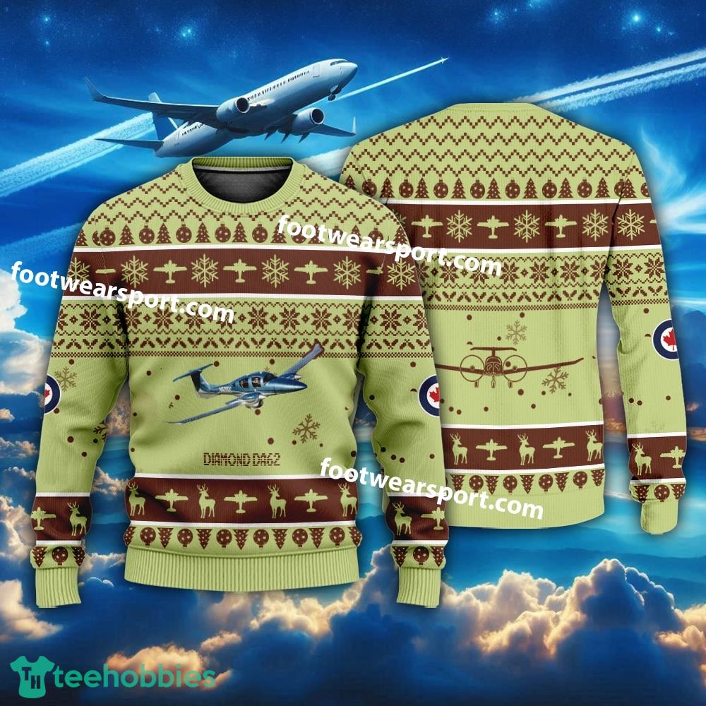 Aircraft Diamond DA62 Christmas Sweater For Men Women