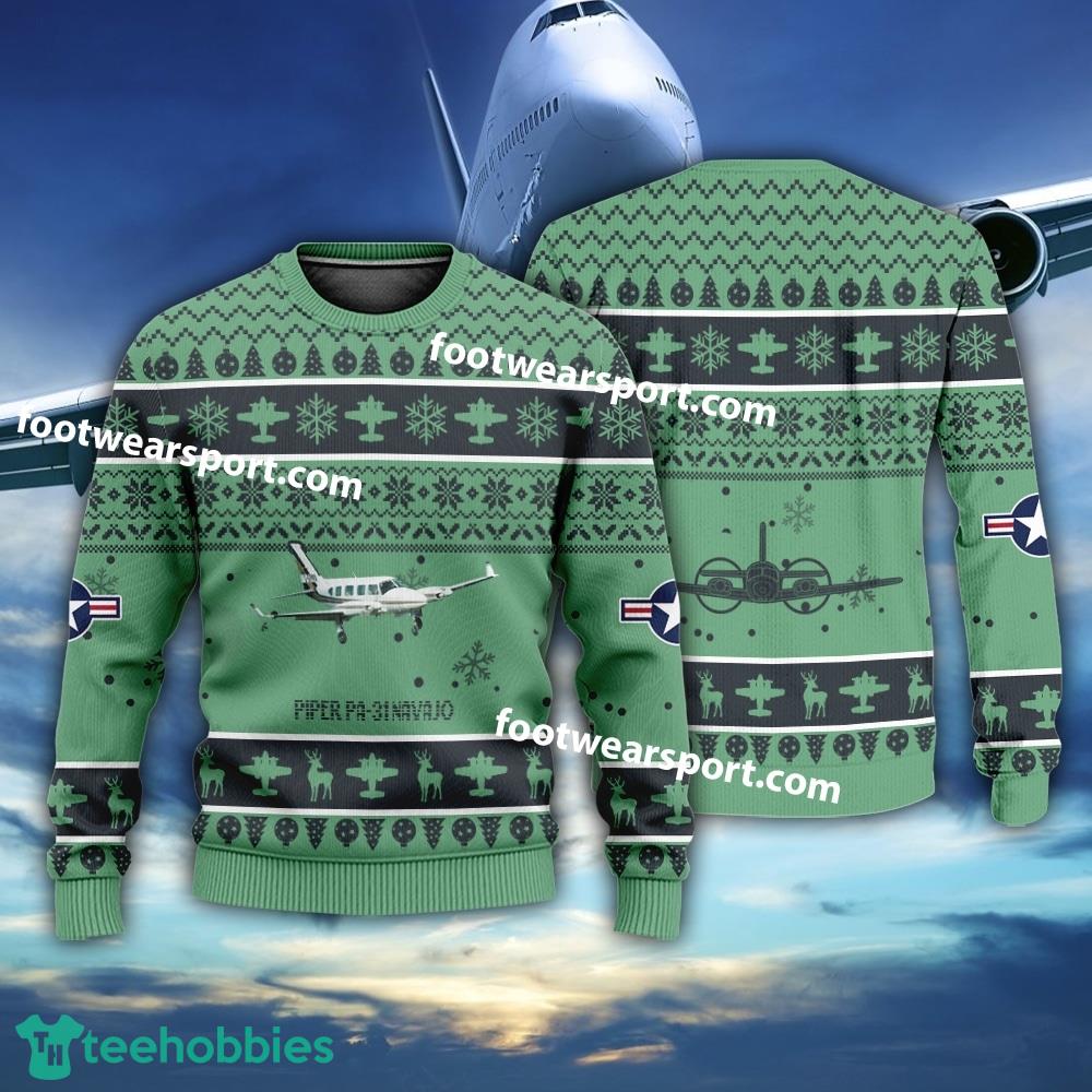 Aircraft Piper PA-31 Navajo PA31 Christmas Sweater AOP Gift Holidays