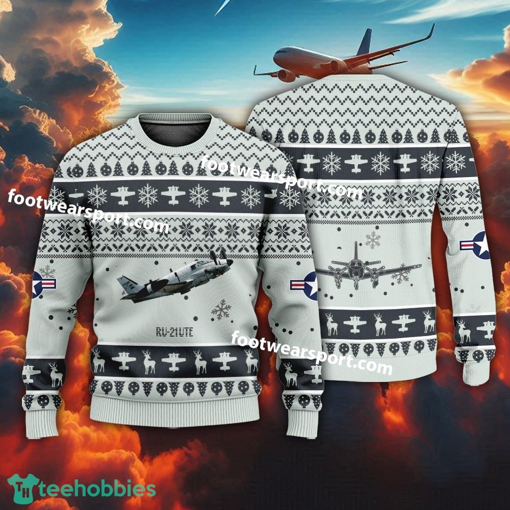 Aircraft RU-21 Ute RU21 US Army Christmas 3D Sweater Gift For Adult
