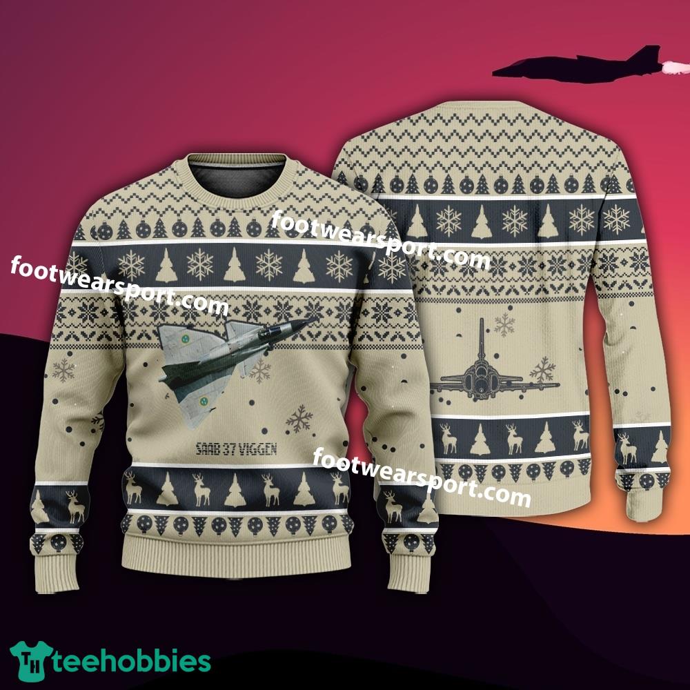 Aircraft Saab 37 Viggen Xmas Sweater Gift Christmas